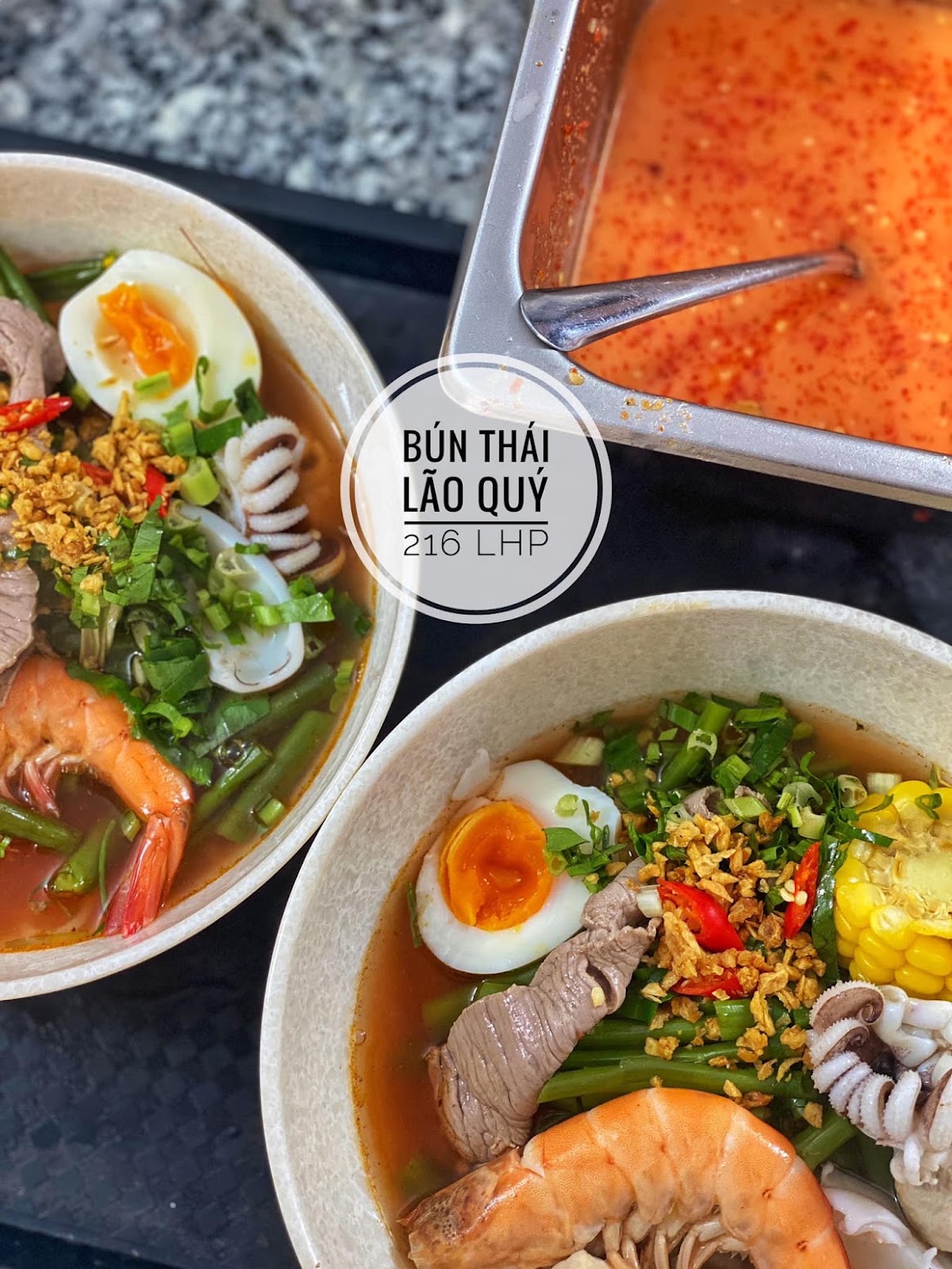 Bún Thái tại Lão Quý